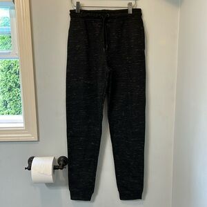Boy’s black with white heathering 12-13 sweatpants.  New with tag.